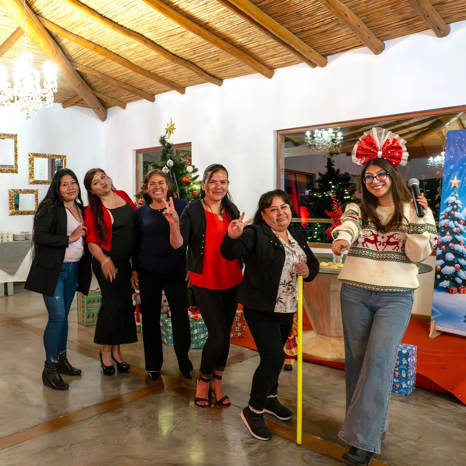 Evento corporativo navideño